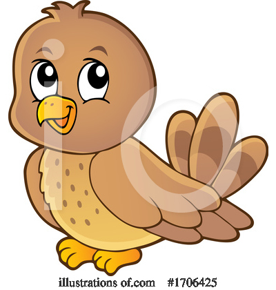 Royalty-Free (RF) Bird Clipart Illustration by visekart - Stock Sample #1706425