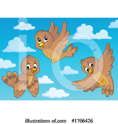 Royalty-Free (RF) Bird Clipart Illustration by visekart - Stock Sample #1706426