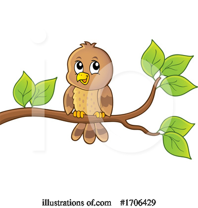 Royalty-Free (RF) Bird Clipart Illustration by visekart - Stock Sample #1706429