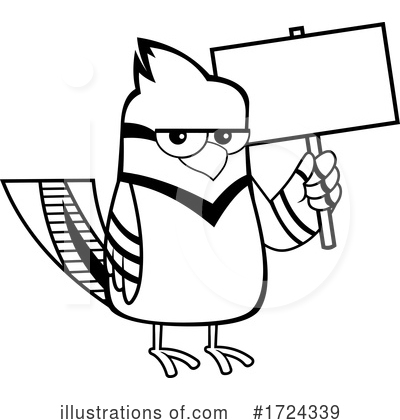 Royalty-Free (RF) Bird Clipart Illustration by Hit Toon - Stock Sample #1724339