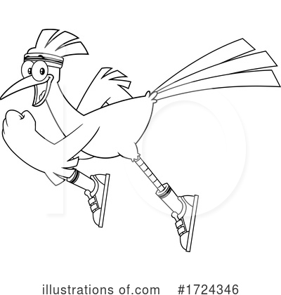 Royalty-Free (RF) Bird Clipart Illustration by Hit Toon - Stock Sample #1724346