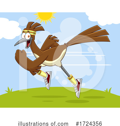 Royalty-Free (RF) Bird Clipart Illustration by Hit Toon - Stock Sample #1724356