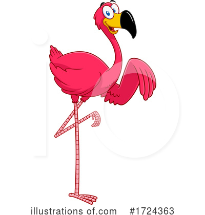 Flamingo Clipart #1724363 by Hit Toon
