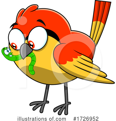 Early Bird Clipart #1726952 by Hit Toon