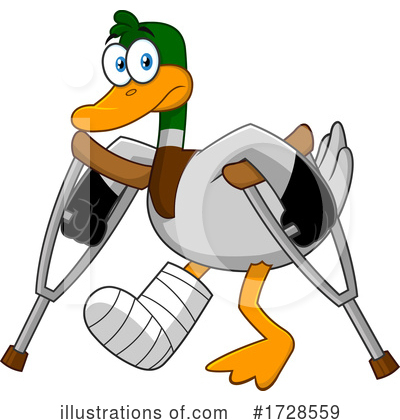 Mallard Duck Clipart #1728559 by Hit Toon