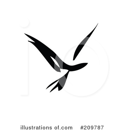 Royalty-Free (RF) Bird Clipart Illustration by xunantunich - Stock Sample #209787