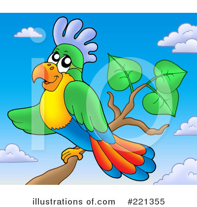 Royalty-Free (RF) Bird Clipart Illustration by visekart - Stock Sample #221355
