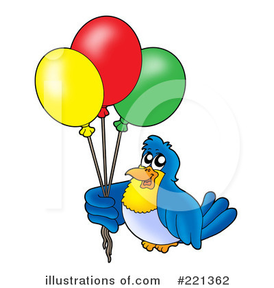 Royalty-Free (RF) Bird Clipart Illustration by visekart - Stock Sample #221362