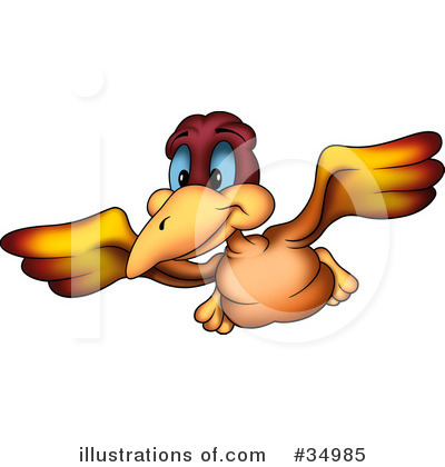 Royalty-Free (RF) Bird Clipart Illustration by dero - Stock Sample #34985
