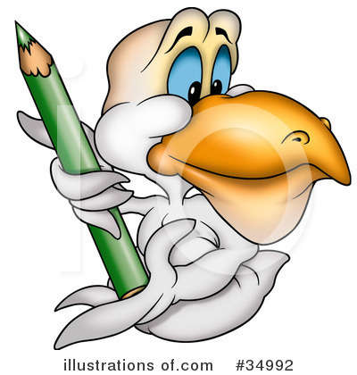 Royalty-Free (RF) Bird Clipart Illustration by dero - Stock Sample #34992