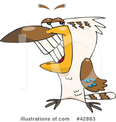 Kookaburra Clipart #42883 by Dennis Holmes Designs