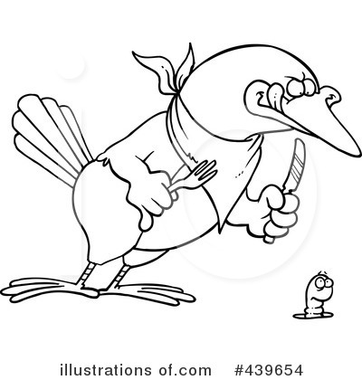 Royalty-Free (RF) Bird Clipart Illustration by toonaday - Stock Sample #439654