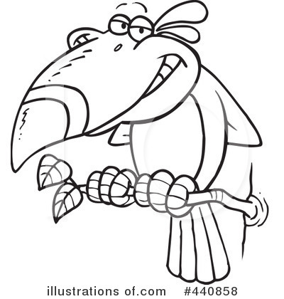 Royalty-Free (RF) Bird Clipart Illustration by toonaday - Stock Sample #440858
