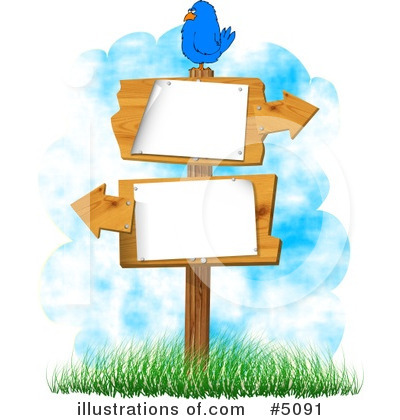 Royalty-Free (RF) Bird Clipart Illustration by djart - Stock Sample #5091