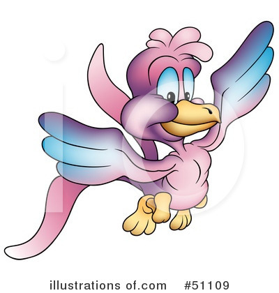 Royalty-Free (RF) Bird Clipart Illustration by dero - Stock Sample #51109