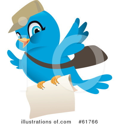 Royalty-Free (RF) Bird Clipart Illustration by Monica - Stock Sample #61766