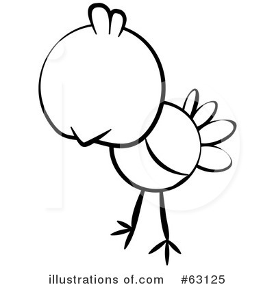 Royalty-Free (RF) Bird Clipart Illustration by Leo Blanchette - Stock Sample #63125