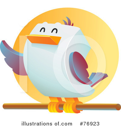 Royalty-Free (RF) Bird Clipart Illustration by Qiun - Stock Sample #76923