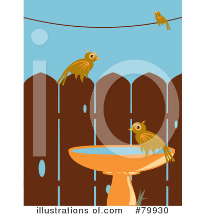Bird Bath Clipart #79930 by Randomway