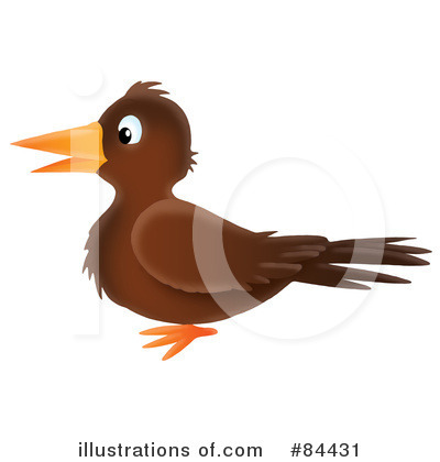 Royalty-Free (RF) Bird Clipart Illustration by Alex Bannykh - Stock Sample #84431