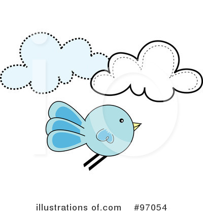 Royalty-Free (RF) Bird Clipart Illustration by Pams Clipart - Stock Sample #97054