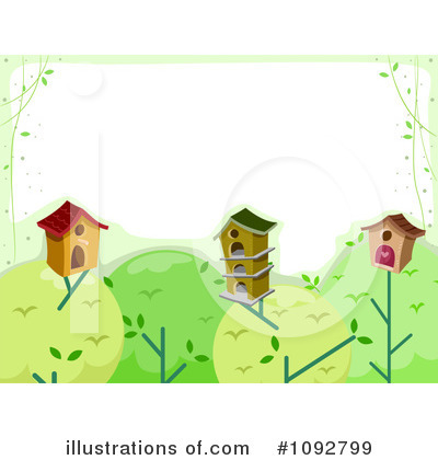 Royalty-Free (RF) Birdhouse Clipart Illustration by BNP Design Studio - Stock Sample #1092799