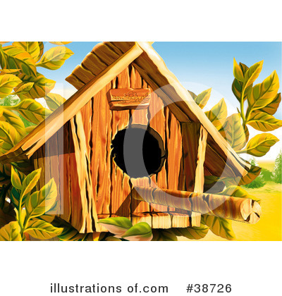 Royalty-Free (RF) Birdhouse Clipart Illustration by dero - Stock Sample #38726