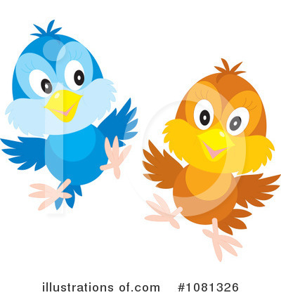 Royalty-Free (RF) Birds Clipart Illustration by Alex Bannykh - Stock Sample #1081326