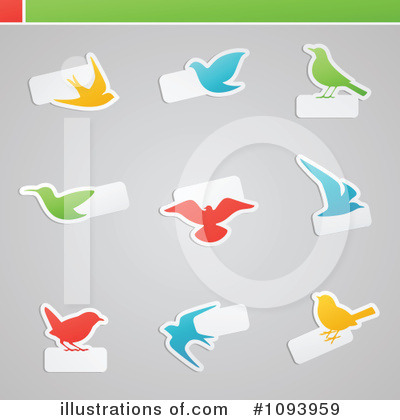 Royalty-Free (RF) Birds Clipart Illustration by elena - Stock Sample #1093959