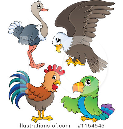 Ostrich Clipart #1154545 by visekart
