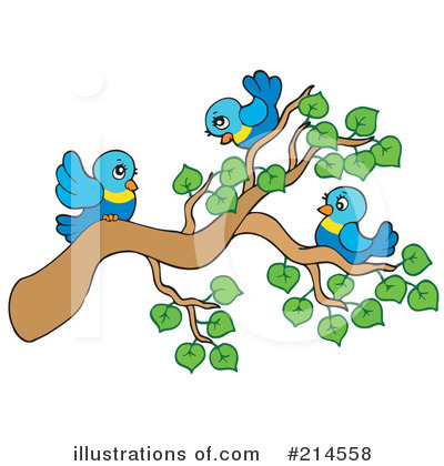 Royalty-Free (RF) Birds Clipart Illustration by visekart - Stock Sample #214558