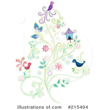 Royalty-Free (RF) Birds Clipart Illustration by BNP Design Studio - Stock Sample #215404