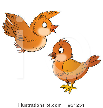 Royalty-Free (RF) Birds Clipart Illustration by Alex Bannykh - Stock Sample #31251