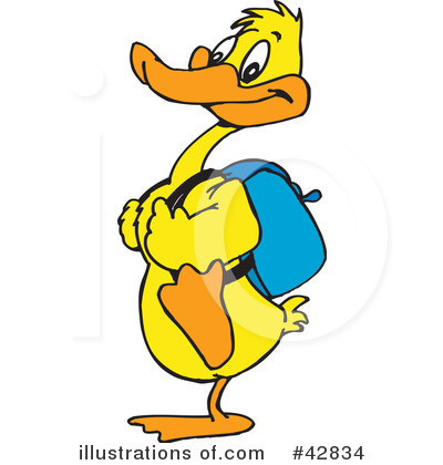 Duck Clipart #42834 by Dennis Holmes Designs