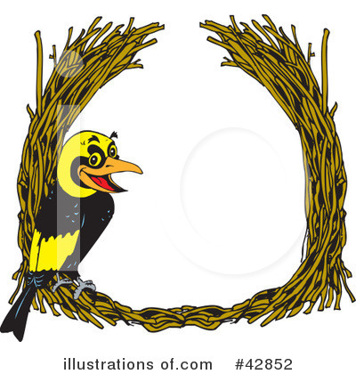 Royalty-Free (RF) Birds Clipart Illustration by Dennis Holmes Designs - Stock Sample #42852