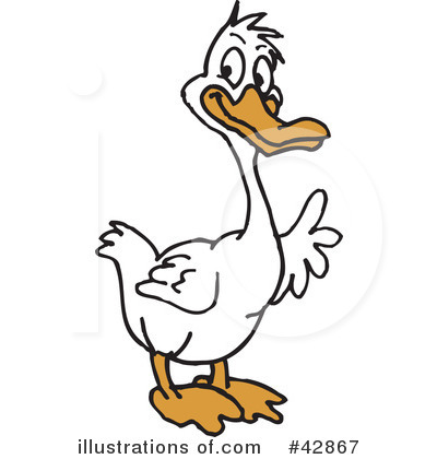Duck Clipart #42867 by Dennis Holmes Designs