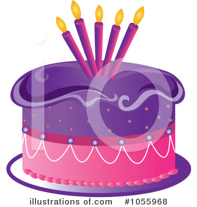 Birthday Cake Clipart #1055968 by Pams Clipart