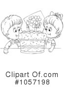 Birthday Cake Clipart #1057198 by Alex Bannykh