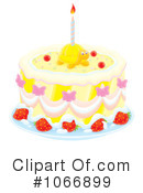 Birthday Cake Clipart #1066899 by Alex Bannykh