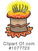 Birthday Cake Clipart #1077723 by Zooco