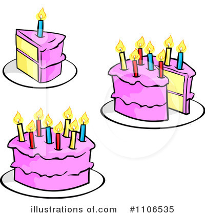 Birthday Cake Clipart #1106535 by Cartoon Solutions
