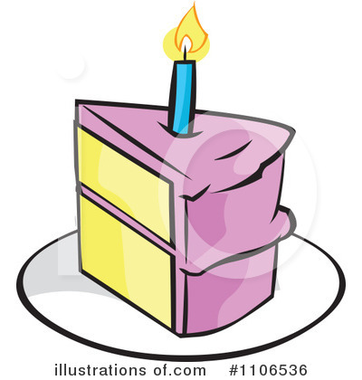 Royalty-Free (RF) Birthday Cake Clipart Illustration by Cartoon Solutions - Stock Sample #1106536