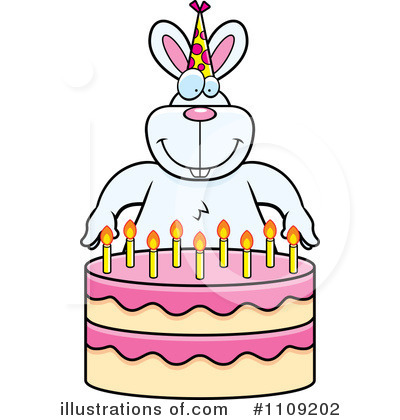 Royalty-Free (RF) Birthday Cake Clipart Illustration by Cory Thoman - Stock Sample #1109202
