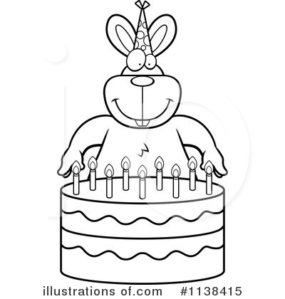 Royalty-Free (RF) Birthday Cake Clipart Illustration by Cory Thoman - Stock Sample #1138415