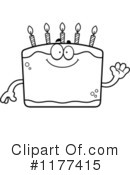 Birthday Cake Clipart #1177415 by Cory Thoman