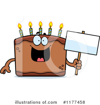 Royalty-Free (RF) Birthday Cake Clipart Illustration by Cory Thoman - Stock Sample #1177458