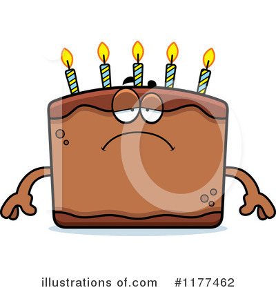 Royalty-Free (RF) Birthday Cake Clipart Illustration by Cory Thoman - Stock Sample #1177462