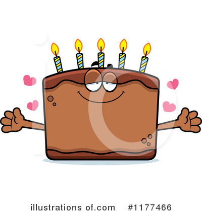 Royalty-Free (RF) Birthday Cake Clipart Illustration by Cory Thoman - Stock Sample #1177466