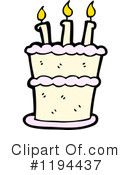 Birthday Cake Clipart #1194437 by lineartestpilot