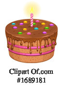 Birthday Cake Clipart #1689181 by Vector Tradition SM